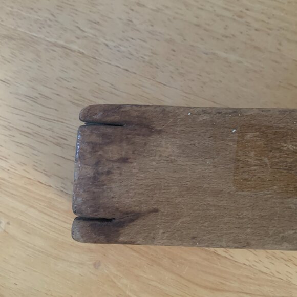 Vintage Antique Wooden Lemon press Juicer Squeezer kitchen primitive old wood - Picture 6 of 16